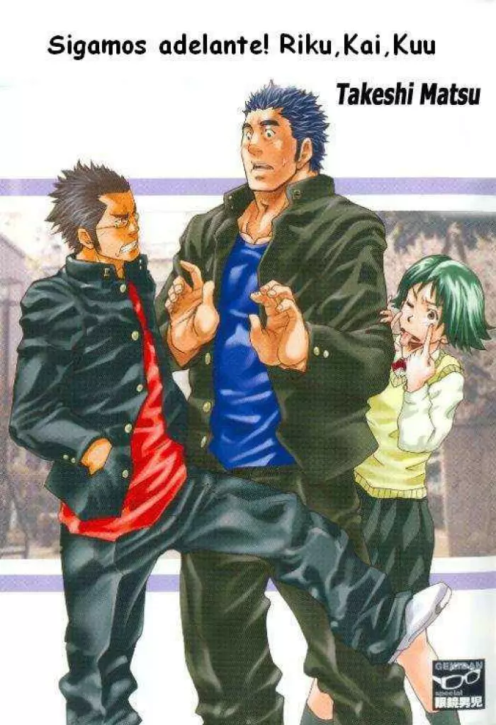 ¡Sigamos Adelante! Riku, Kai, Kuu- Takeshu Matsu – Spanish – Yaoi bara