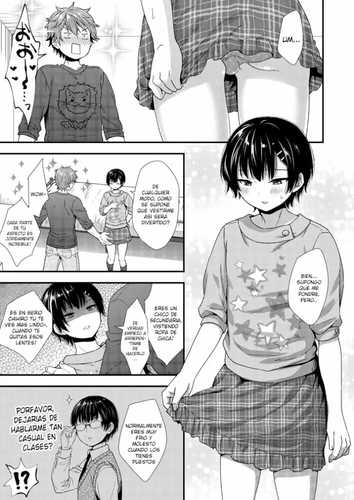 [Siro] Kouhai-kun wa Kanari Choroi [Josou] [Spanish] [otakurinos.group]