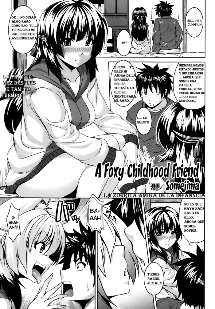 [Somejima] Kitsune no Osananajimi | La zorrita amiga de la infancia (COMIC Unreal 2013-02 Vol. 41) [Spanish] [Devil-Zombie] [Digital]
