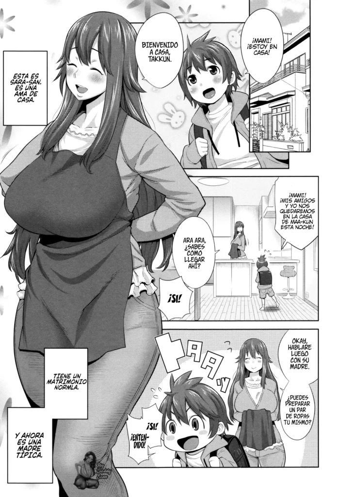 Sono Haha, Chijo ni Tsuki | Esta Madre es una Pervertida (decensored)