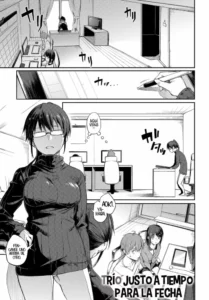 [Spiritus Tarou] Shimekiri Girigiri Threesome | Trío justo a tiempo para la fecha (COMIC Anthurium 2019-12) [Spanish] [UH12] [Digital]