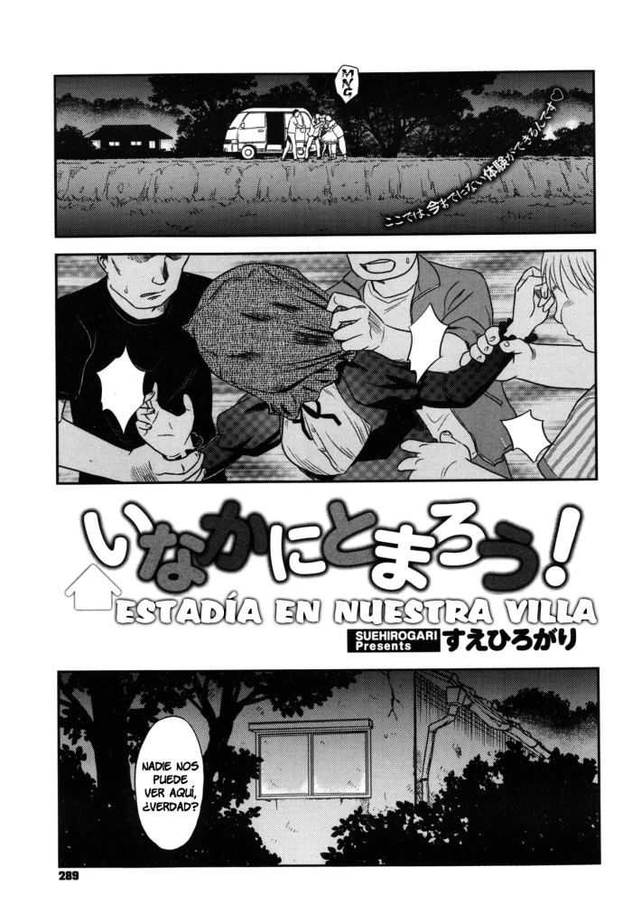 [Suehirogari] Inaka ni Tomarou! | Estadía en Nuestra Villa (COMIC Megastore 2013-03) [Spanish] [XEPHIR]