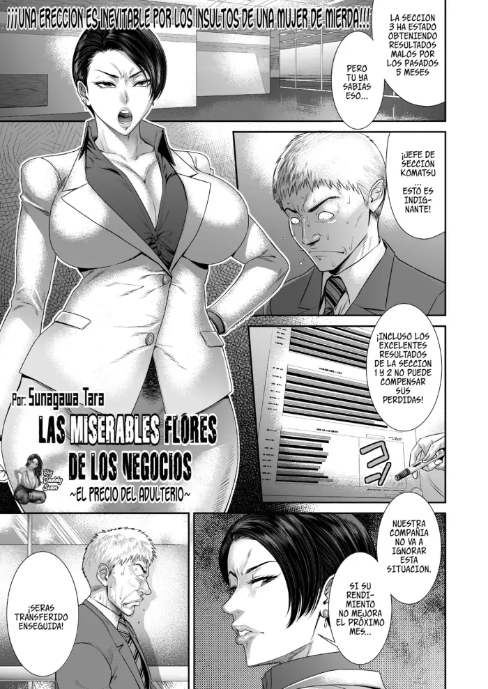 [Sunagawa Tara] Eigyou Sanka Furinno Daioshou | Las Miserables Flores De Los Negocios ~El Precio del Adulterio~ (Waisetsu Box) [Spanish] [BigDaddy Scan] [Digital]