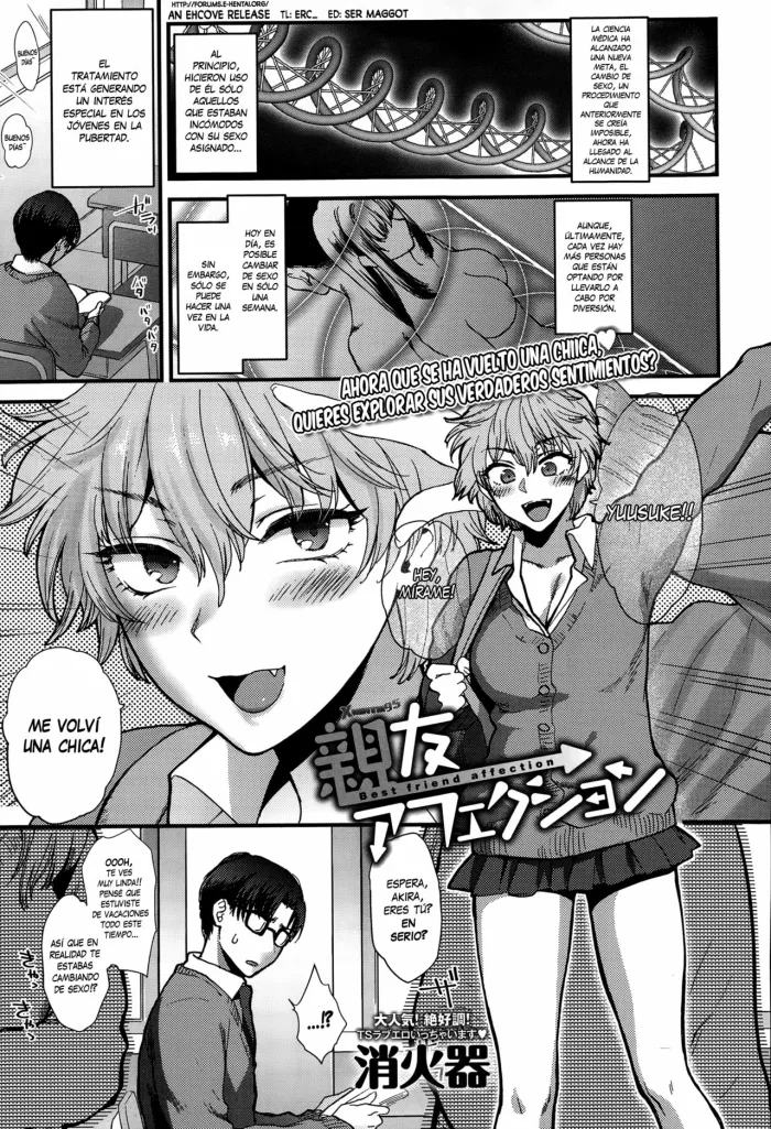 [Syoukaki] Shinyuu Affection – Best Friend Affection | El Afecto del Mejor Amigo (COMIC Anthurium 020 2014-12) [Spanish] [XHentai95]