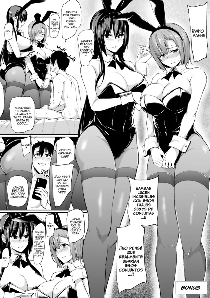 [Tachibana Omina] Kyonyuu Ga Futari Inai To Bokki Shinai Otto No Tame Ni Tomodachi O Tsurete Kita Tsuma 2 – Bonus [Spanish] [Trufitasscan] [Digital]