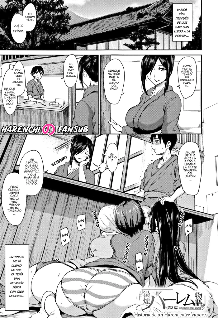 [Tachibana Omina] Yukemuri Harem Monogatari Ch.3 [Spanish][Decensored][Digital][Harenchi no Fansub]