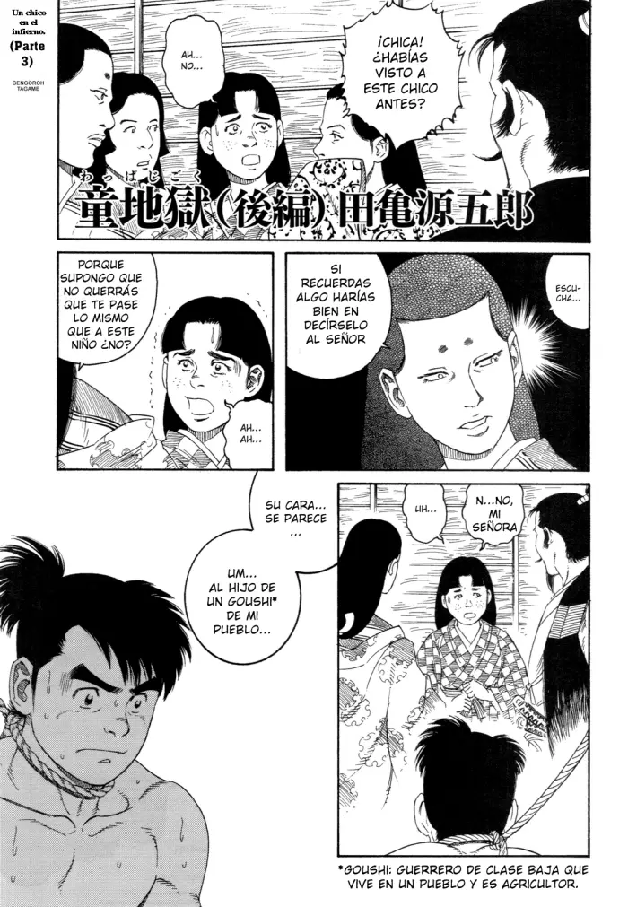 [Tagame Gengoroh] Un chico en el infierno 03 [Spanish] [Rincon Fujoshi]