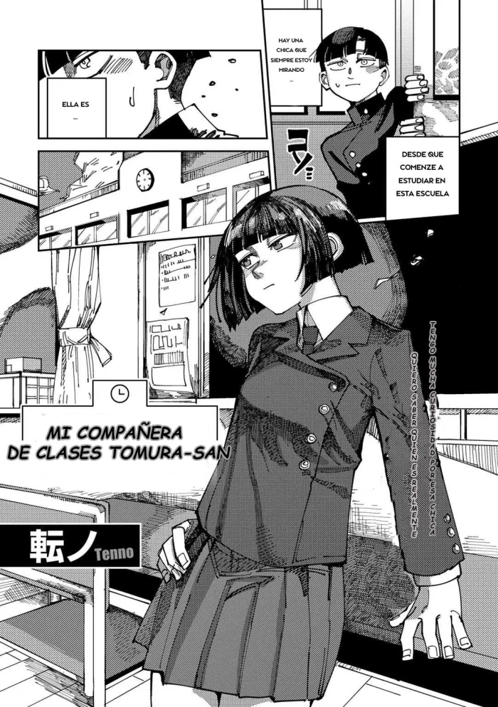 [Tenno] Classmate no Tomura-san | Mi Compañera de Clases Tomura-san (COMIC Gucho Vol. 20) [Spanish] [EbisuTraslade – Winder]