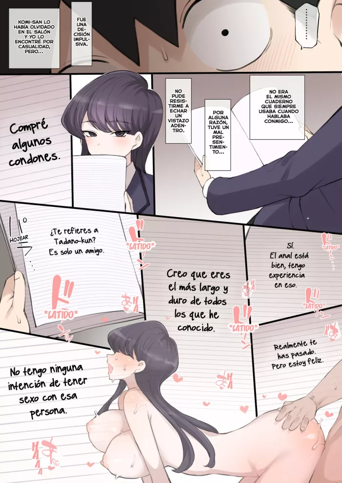 [Terasu MC] Komi-san ga Wasureteitta Note ni wa… (Komi-san wa, Comyushou desu.) [Spanish] [RinkanClub]