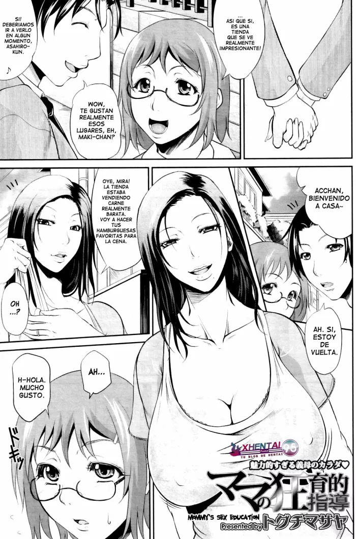 [Toguchi Masaya] Mama no Kyouikuteki Shidou | Mommy’s Sex Education (COMIC MILF 2011-12) [Spanish] [XHentai95]
