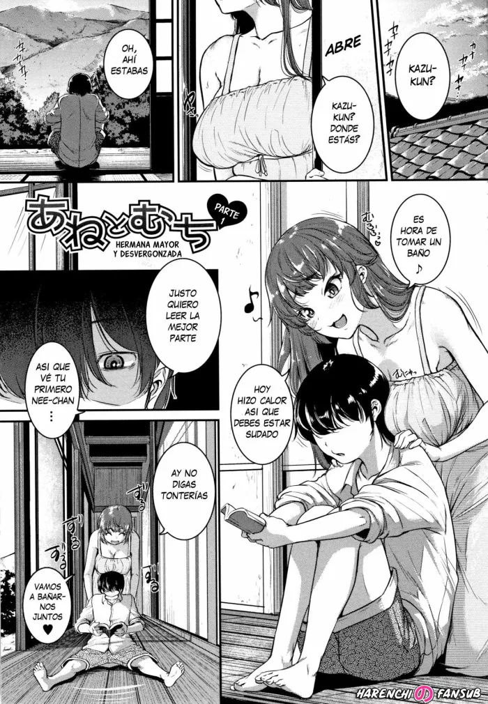 [Tonnosuke] Ane to muchi (part 1) | Hermana mayor y desvergonzada (parte 1) (Keiren Love Piston -Onee-san wa Hentai Omocha-) [Spanish] [Harenchi no Fansub] [Decensored] [Digital]