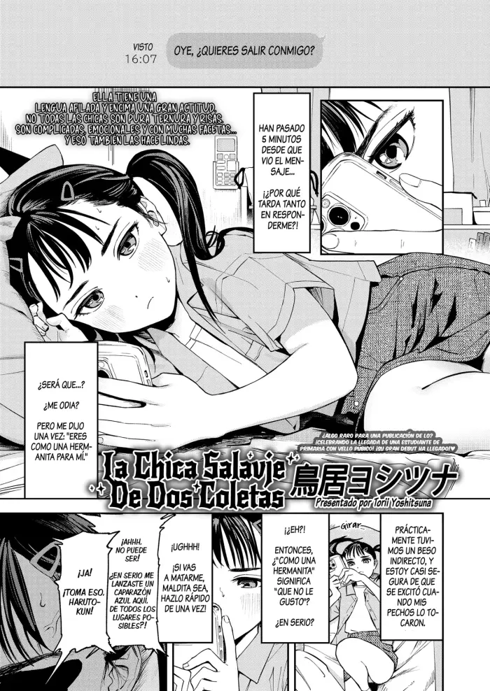 [Torii Yoshitsuna] Bousou Tsuinteeru ︱ La Chica Salvaje De Dos Coletas (COMIC LO 2024-10) [Spanish] [Loliet Azura] [Digital]
