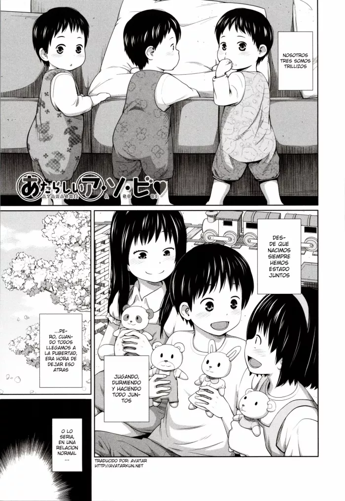 [Tsubaki Jushirou] Atarashii Asobi (Aimai Diary) [Spanish] [Avatar-kun]