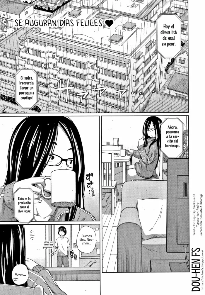 [Tsubaki Jushirou] Uranai ❤ Happy Days | Se auguran días felices ❤ (Ane Megane) [Spanish] [Dou-Hen FS]