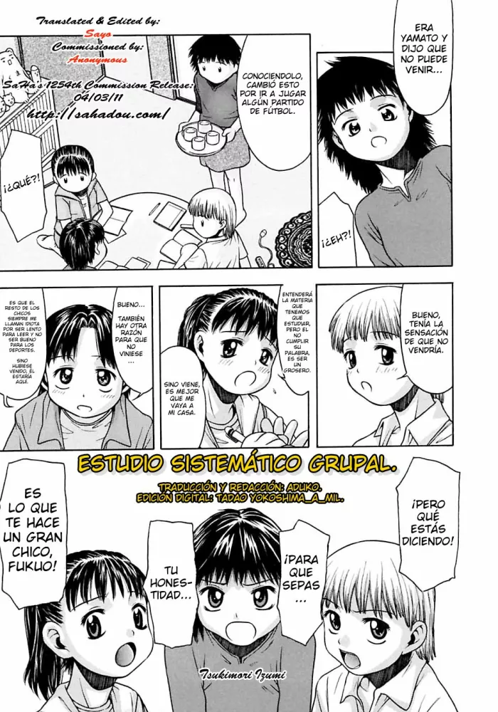 [Tsukimori Izumi] Keikakuteki na Benkyoukai | Estudio Sistemático Grupal (Ikenai Shounen Yuugi 2) [Spanish] [Aduko]