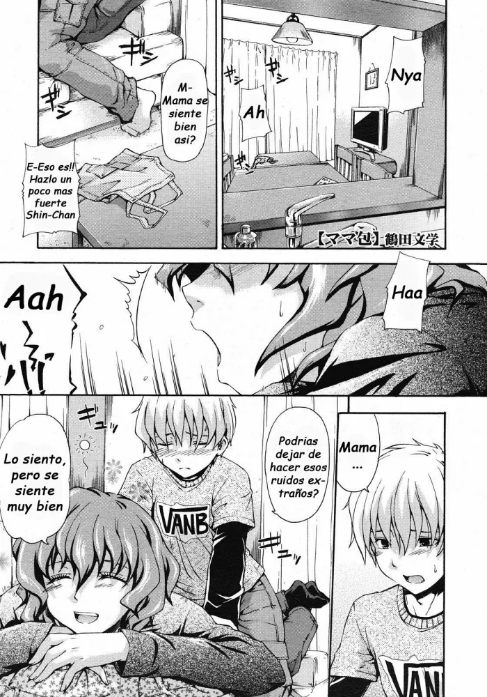 [Tsuruta Bungaku] Mama-Pao (COMIC Megastore H 2008-06+07) [Spanish] {Varkatzas666} [Decensored]