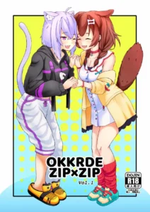 [Usaginiku Hanten (Usagi Gyouza)] OKKRdeZIPZIP! Vol.1 (Inugami Korone, Nekomata Okayu) [Spanish] [CLDE] [Digital]