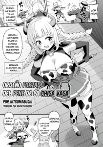 Ushi Musume no Kyousei Oschinpo Miruku | Ordeño Forzado del Pene de la Chica Vaca (decensored)
