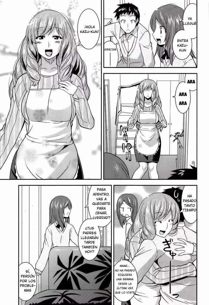 [Utamaro] Osananajimi no Oba-san ga Seiteki Sugiru (Tounyuu) [Spanish] [jhenier13]