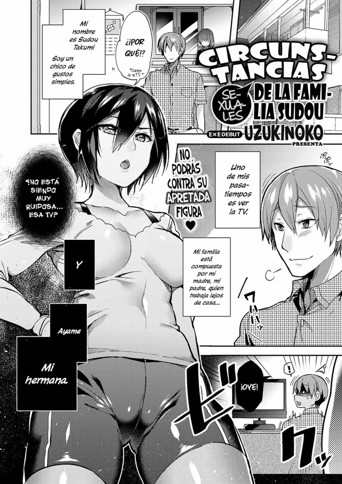 [Uzukinoko] Sudou-ke no Seijijou | Circunstancias Sexuales de la Familia Sudou (COMIC ExE 19) [Spanish] [Hellsin] [Digital]