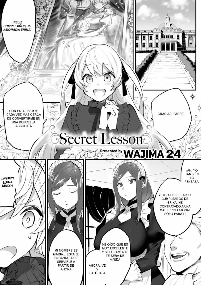 [Wajima24] Secret Lesson (2D Comic Magazine Mesugaki vs Yasashii Onee-san Vol. 2) [Spanish] [B.M.] [Digital]