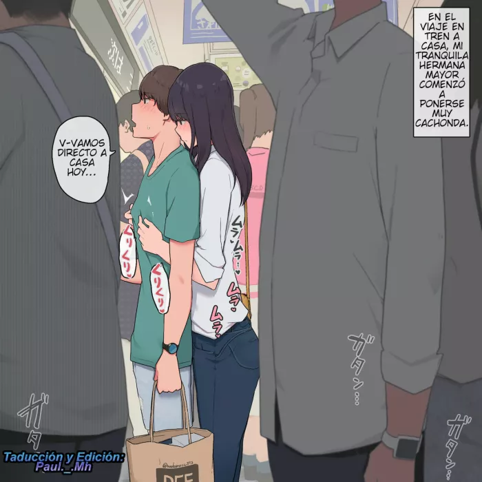 [Wakamatsu] Otouto o Isei to Shite Isshiki Shite Shimau Mukuchi na Onee-chan | La Tranquila Hermana Mayor Que Es Consciente De Que Su Hermano Menor Es Del Sexo Opuesto [Spanish] [Paul._. Mh]