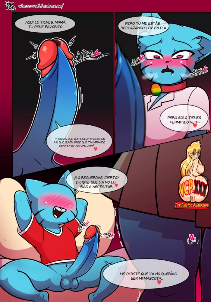 [Wherewolf] – Lusty World of Nicole 6 – Obey – [Uncensored] – [The Amazing World of Gumball] – [Spanish] – Complete