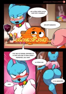 [WhereWolf] Lusty World of Nicole Ep. 1-5 (The Amazing World Of Gumball) [Spanish]