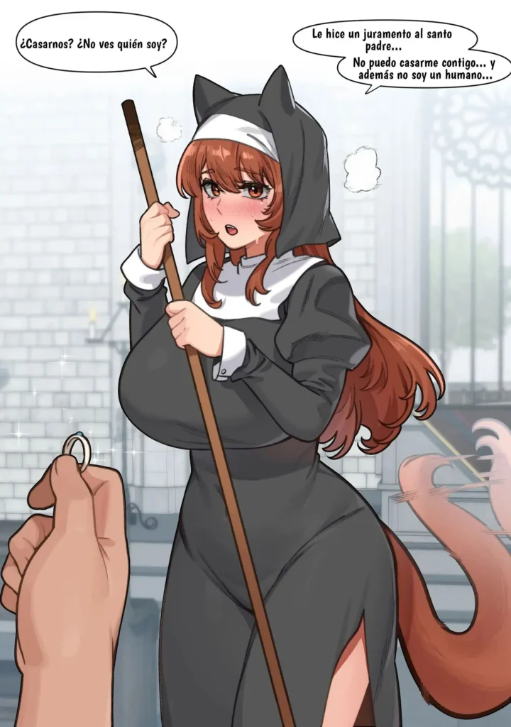 Wolf Nun sin censura