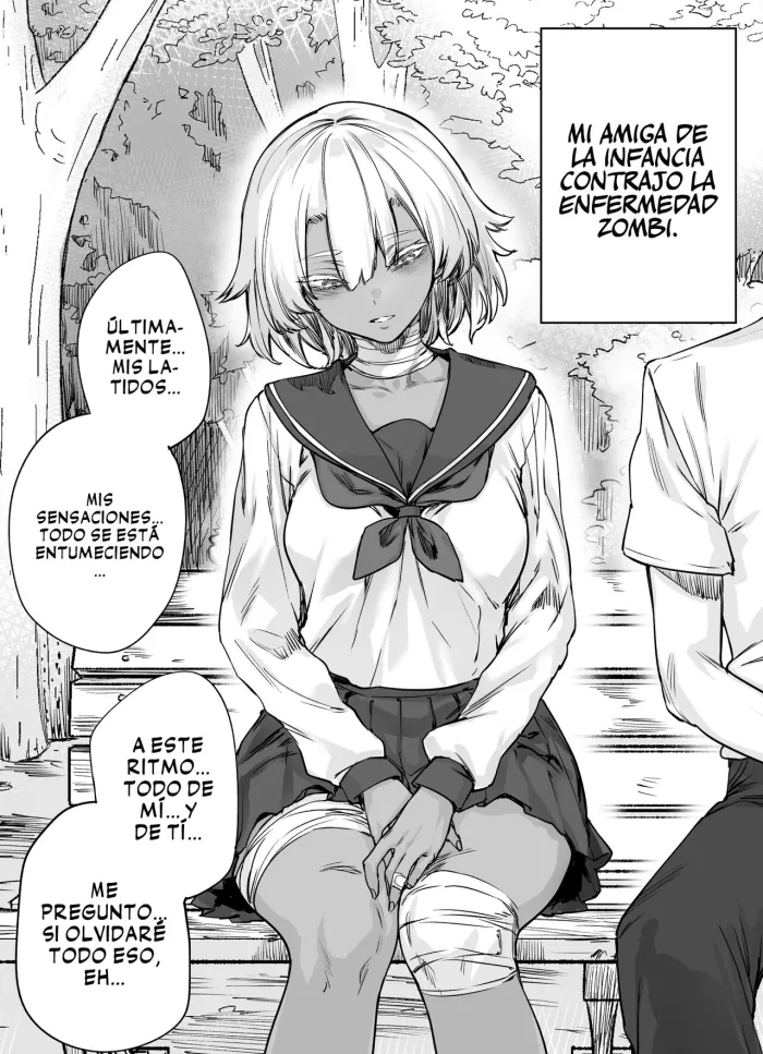 [Yakitomato] Zombi-Kei Osananajimi-chan ni Sei no Jikkan o Oshierarechau Manga | Un Manga sobre enseñarle a mi Amiga de la Infancia Zombi la verdadera sensación del Sexo [Spanish] [HGnF & Slarka]