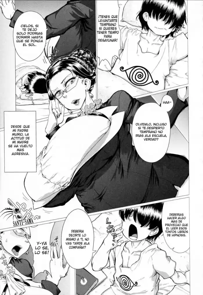 [Yamada Shiguma] Hahaoya o Dildo to Saikon Sasete Mita. | Hice Que Mi Madre Se Casara Con Un Dildo (Mazomesaizu Mebuta Benki Hajimemashita) [Spanish] [Santi-Sama Traducciones]