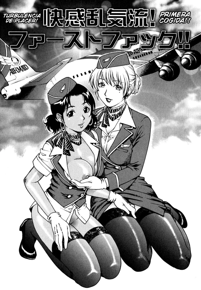 [Yanagawa Rio] Kaikan Rankiryuu! First Fuck!! | Turbulencia de Placer! Primera Cogida!! (Doutei Hunter) [Spanish] {Cark-san}