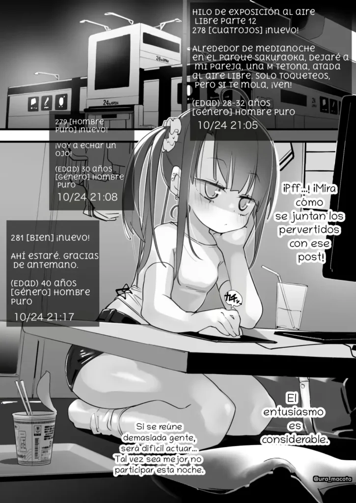 Yankee Shoujo VS Hentai Maso Shoujo ~ Kyousei Roshutsu Renkou | Chica yankee vs chica masoquista pervertida ~ Escolta forzada con exhibicionismo