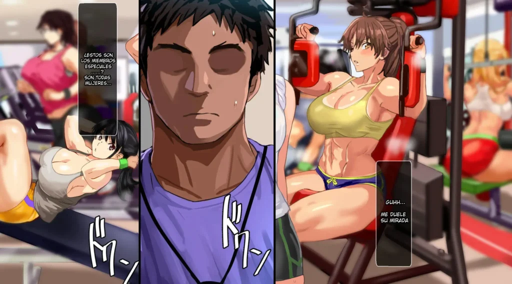 Yari Gym Seikatsu Genki na Sports Chitsu ni Hamemakuru Gym