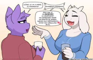 [Youwannaslap] Asriel In College (Spanish) [Queso2033]