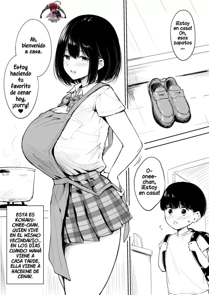 [Yue] Kinjo no Onee-chan to Orusu Ban | Home Alone with the Neighborhood Onee-chan [Spanish]