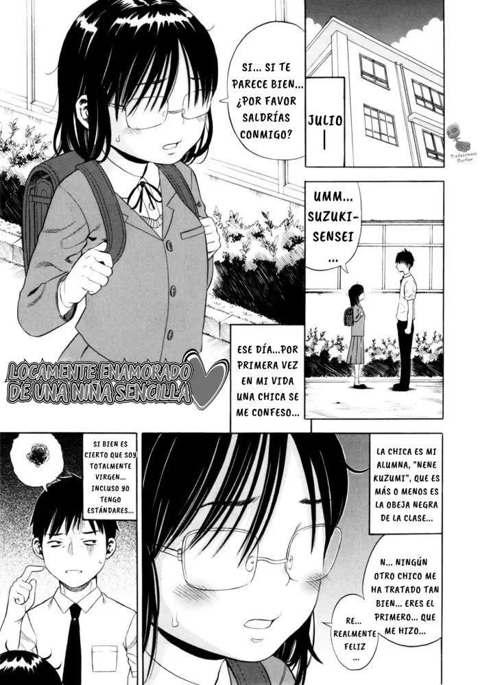 [Zaki Zaraki] Jimi Ko ni Kubittake♥ | Locamente Enamorad♥ de una Mujer Sencilla (Giji Taiken) [Spanish] [Darfinxadan14]