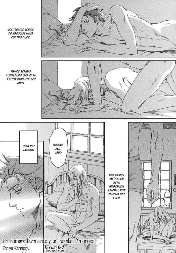 [ZARIA (Zariya Ranmaru)] Nemuri Otoko to Koi Otoko [Spanish] [yaoi] [Decensored]