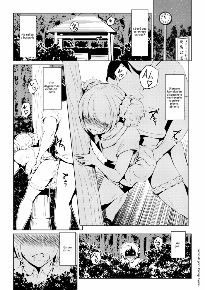 [Zenra QQ] Bitch ga Tooru ♂ [Spanish] [Hououji Ayumu]
