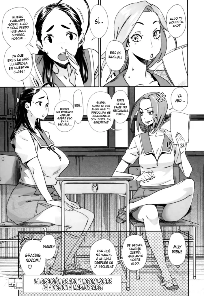 Ako to Nozomi no Onayami Soudan | La Discusión de Ako y Nozomi Sobre la Adicción a Masturbarse (decensored)