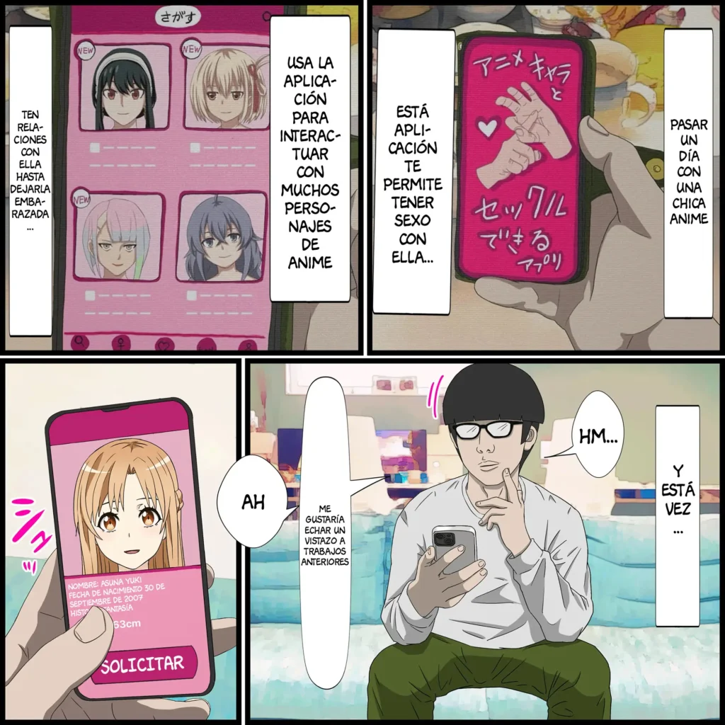 Anime Chara to Sex Dekiru Appli 14, Asuna Hen