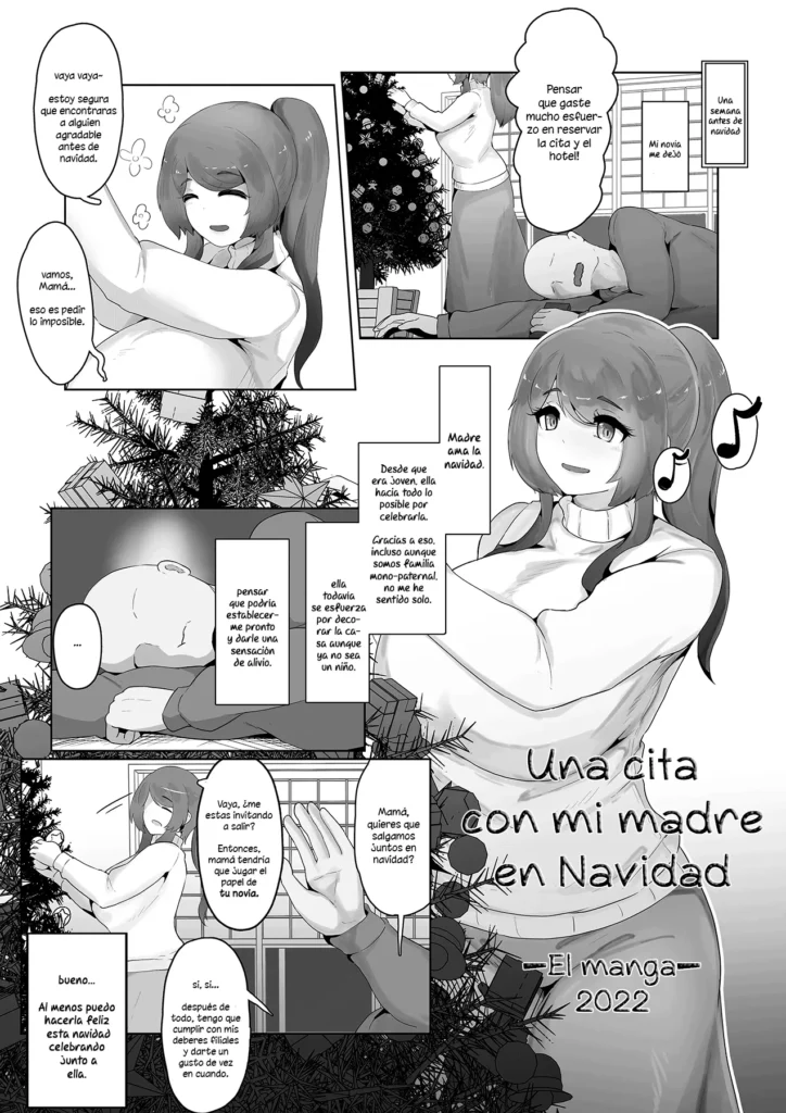 Christmas Boshi Kan 2022|Una cita con mi madre en Navidad-El manga-2022|
