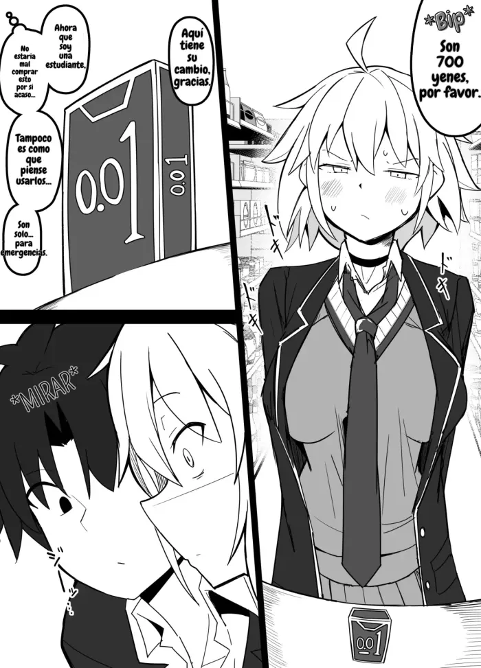 [Corundum] Id-hen de Gakusei Sekkusu wo Kitai suru Alter-san｜Esperando Sexo Estudiantil con Alter-san en el Arco de Id (Fate／Grand Order) [Spanish] [Locoflacks]