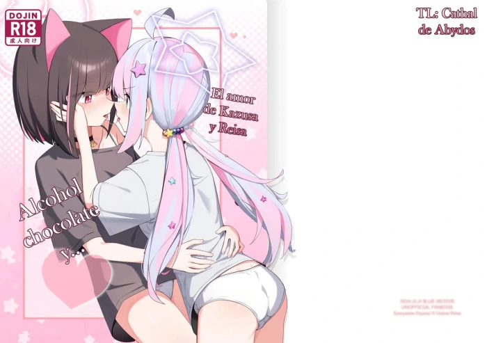 [Curry House (B8MEl)] Kazura y Reisa con chocolate alcohol y… [spanish] (Blue Archive)