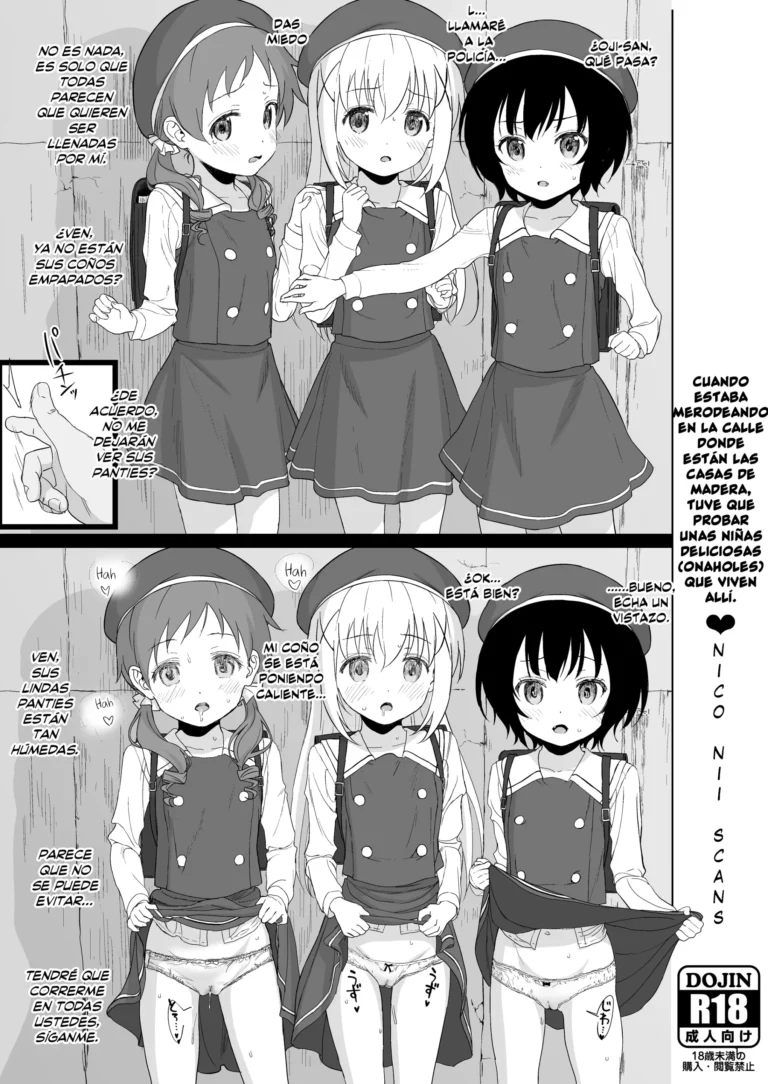 Kigumi no Machi o Aruitetara Oishisou na Kodomo ga Ita node Gochisou ni Narimashita (Gochuumon wa Usagi desu ka) [Spanish] {NicoNiiScans]