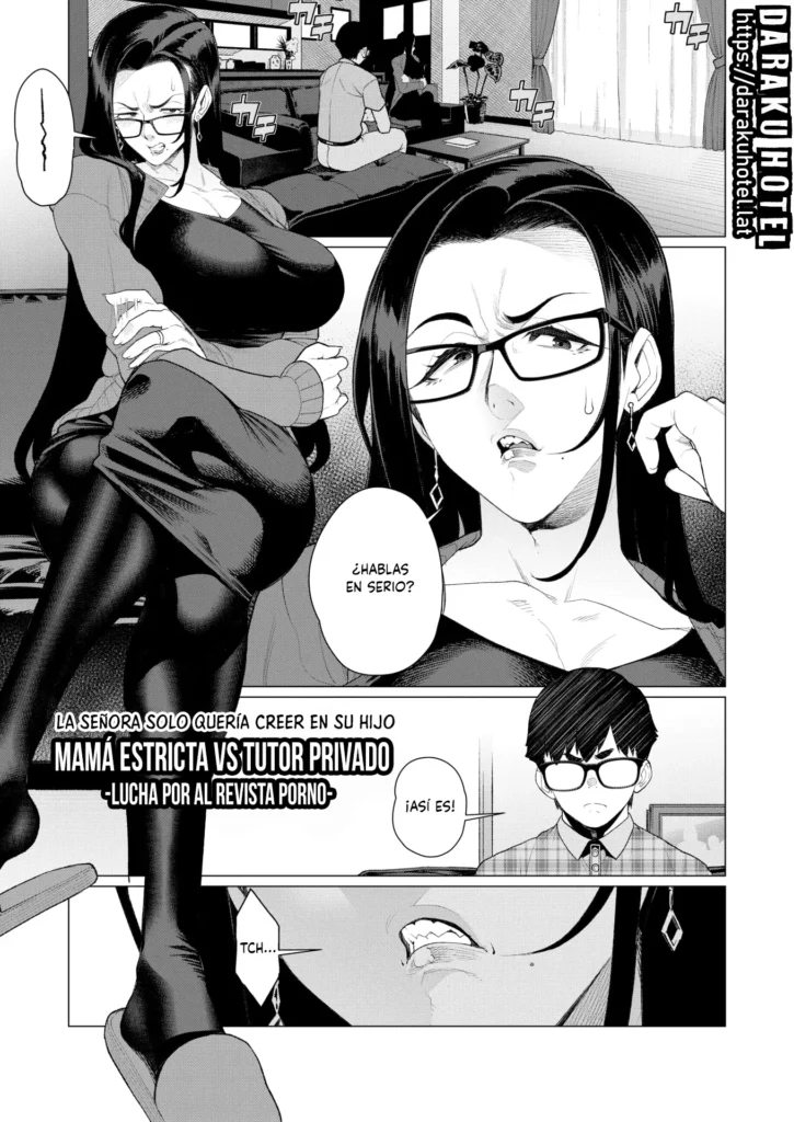 Kyouiku Mama Tai Kateikyoushi ~Ero Hon  Tousou~ | Mamá Estricta VS Tutor Privado ~Lucha por la Revista Porno~