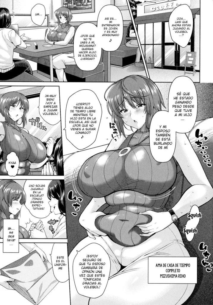Mama-san Volley no Sukebe na Hirusagari | Getting Hot and Sweaty With My Friend’s Lewd Mom