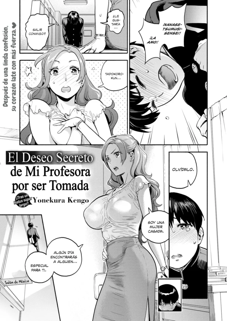 Onna Kyoushi no Hisoka na Netorare Ganbou | El Deseo Secreto de Mi Profesora por ser Tomada