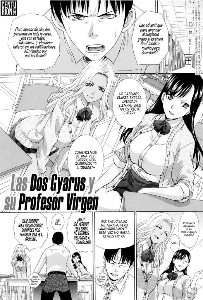 Shiro Kuro JK to Doutei Sensei | Las Dos Gyarus y su Profesor Virgen