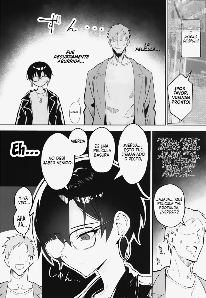 [Sukebe Hatsudenjo (Hatsuden Pengin)] Buaisou na Kakure Kyonyuu Boyish Kanojo to Taikutsu na Date [Spanish] [MandaloAsiNoma] [Digital]